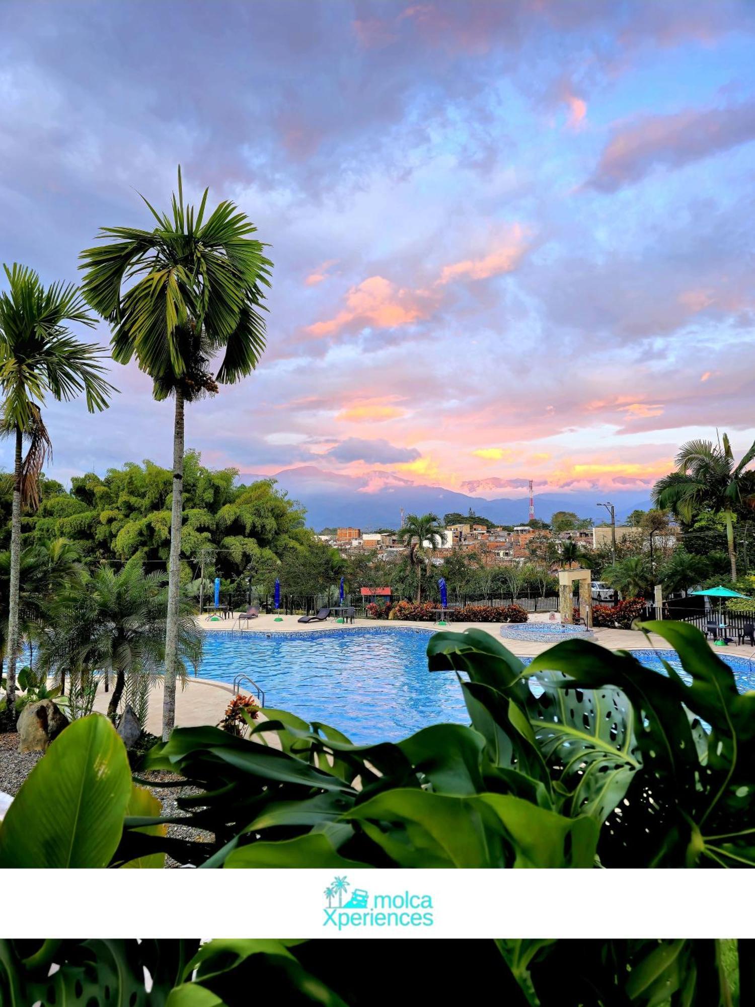 Apartamento Privado Vacacional A 5M Del Aeropuerto, 20 Minutos Del Parque Del Cafe Y Centro De Armenia Con 4 Piscinas, 3 Jacuzzi, Sauna By Molca Xperiences 3H Exterior foto