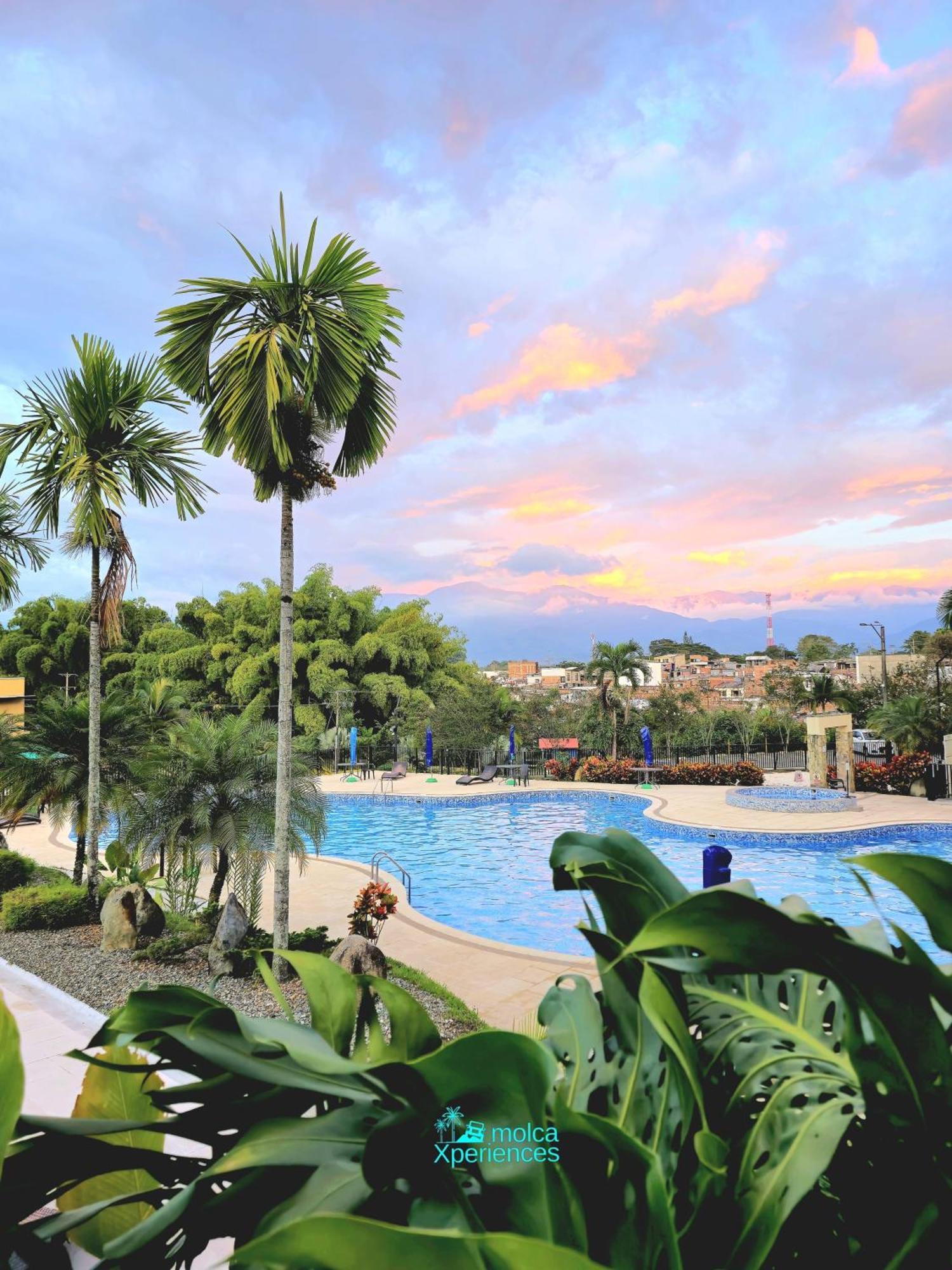 Apartamento Privado Vacacional A 5M Del Aeropuerto, 20 Minutos Del Parque Del Cafe Y Centro De Armenia Con 4 Piscinas, 3 Jacuzzi, Sauna By Molca Xperiences 3H Exterior foto